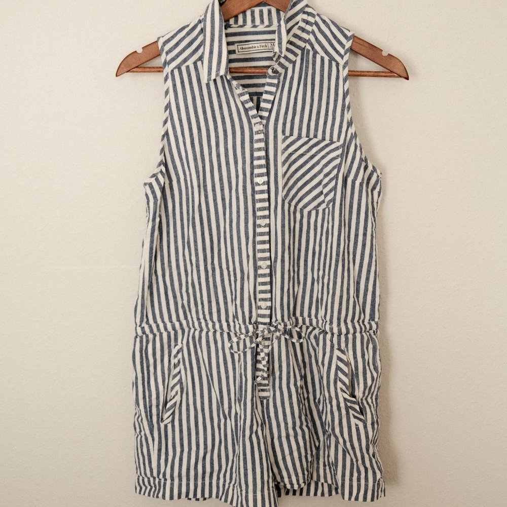 Abercrombie + Fitch Striped Romper